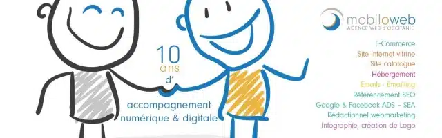 10 ans d’agence web, un blog pour Mobiloweb