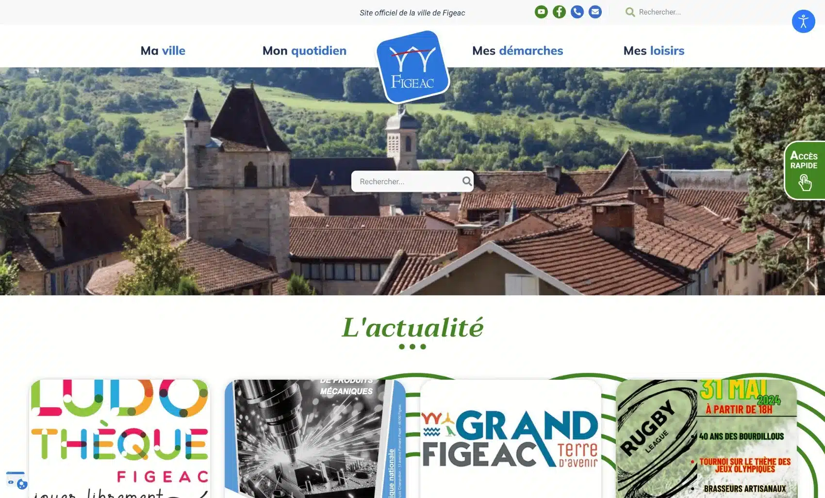 Capture d'écran du site ville-figeac.fr