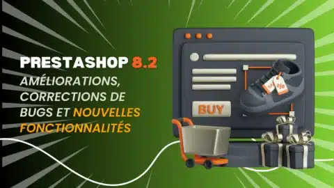 Illustration pour Dernière version PrestaShop 8.2 : Améliorations, corrections de bugs et nouvelles fonctionnalités